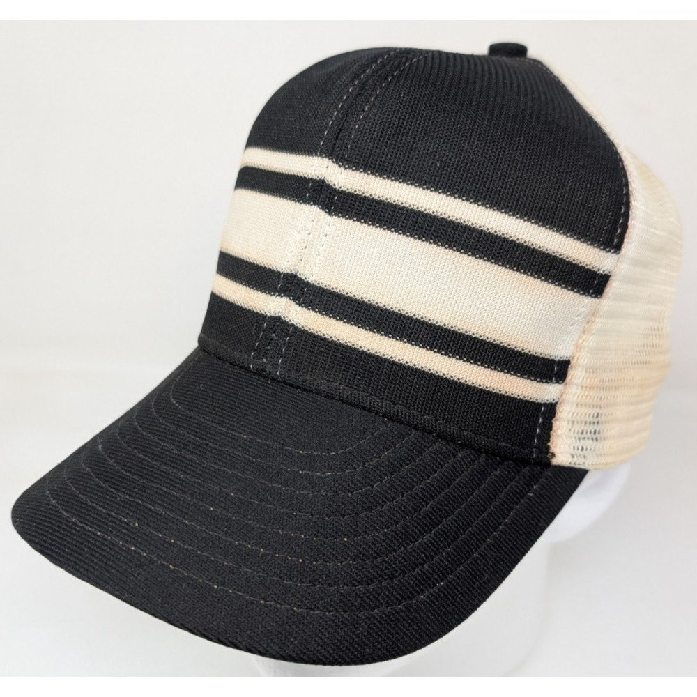 Vintage All‎ Pro Kmart 3 Stripe Mesh Trucker Snapback Baseball Cap Hat 1970s 70s